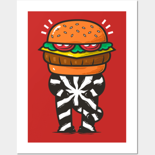 Burger Head Posters and Art